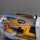 Liberty Imports 15" Oversized Construction Truck Toys for Kids  1:22 Scale Friction Powered Vehicles with Realistic Moving Parts (Excavator)