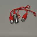 LSQ-PK-02 1/4" NPT Ag ISO 5675 Poppet Pioneer Style Hydraulic Quick Connect Coupler, w/Red Dust 2 Sets