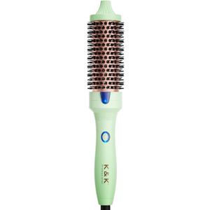 K&K Brush 40, Thermal Brush for Blowout Look, 1 1/2 Inch Ionic Heated Round Brush Makes Hair Smoother, Dual Voltage Thermal Round Brush Get Natural Curls, Easy to Use, 30S Fast Heating