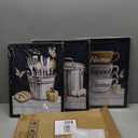 Nachic Wall Kitchen Wall Art Set of 3 Home Sweet Home Coffee Cups Picture Painting Farmhouse Navy Blue and Brown Decor (Blue)