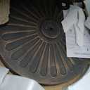 Sunnyglade 18" 30.2-lbs Heavy Duty Round Antiqued Umbrella Base for Patio, Outdoor - Bronze, 14kg