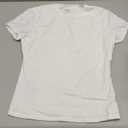 PUMIEY Women's Crew Neck Short Sleeve Tops Double Lined Slim Fit T Shirts Basic Tee Smoke Cloud Pro Collection (Large)