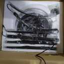 Arc Floor Lamp for Living Room, Stylish Rattan Boho Floor Lamp with 3 Color Temperature Dimmable LED Bulb, Farmhouse Tall Lamp, Arched Standing Lamp for Office Bedroom Living Room Corner (Beige)