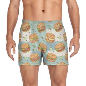 JSTEL Cotton Boxers for Men Vintage Soft Loose Fit Elastic Waistband Underwear S to XXL (M)