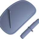 Cuddle Campus Silicone Placemat with Raised Edges for Kids,Toddlers,Babies, Non-Slip Table Setting Placemat for Dining,Come with String for Storage (Large-1 Pack, Tradewinds)