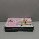 Pilates Bar Kit with Resistance Bands, Multifunctional Yoga Pilates Bar with Heavy-Duty Metal Adjustment Buckle, Portable Home Gym Pilates Resistance Bar Kit for Women Full Body Workouts (Pink)