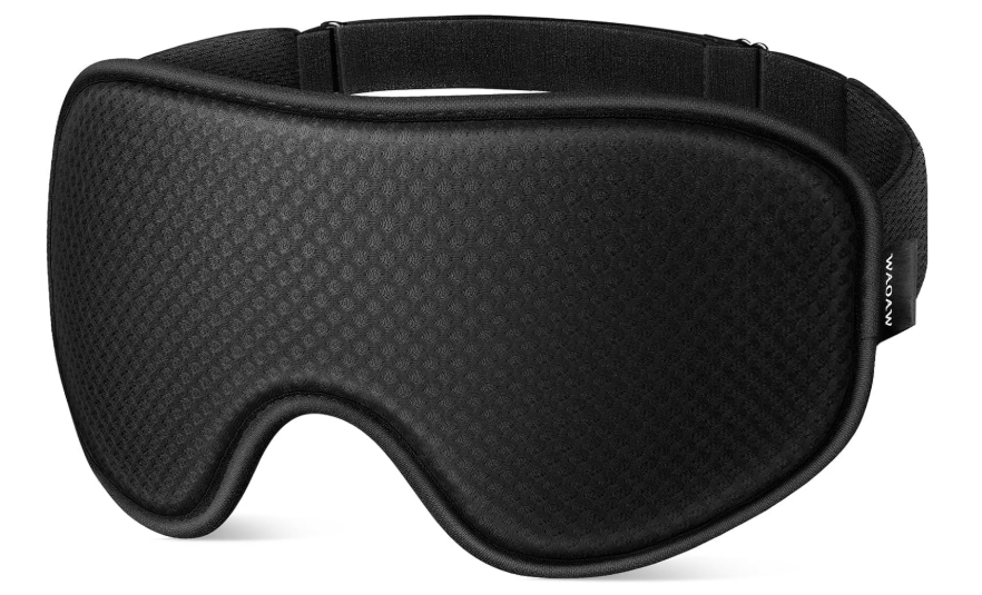 Waowaw Eye Mask, Slow Rebound Memory, Cotton Comfort, Breathable, Blackout, Sleep Mask, Travel Shade