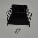 Upgrades Rabbit Hay Feeder - Guinea Pig Hay Feeder - Metal Frame Hay Rack with Adjustable Hook - Less Wasted - for Guinea Pigs - Chinchilla Bunny Cage Accessories - Bunny Feeder