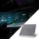 Rebvugr Car Fresh Breeze Air Filter Replacement for Car Passenger, CP182, CF11182 Cabin Air Filter Fit for Honda CR-V, Civic, Accord, HR-V, Clarity, CR-Z, Fit, Insight, Acura MDX, RDX, TLX, Integra