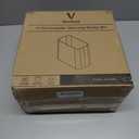 Small Bathroom Trash Can 2.4 Gallon Wastebasket, Slim Metal Garbage Can Matte Black Stainless Steel Trash Bin for Bedroom,Office,Kitchen,Toilet, rv, Near Desk, Under Sink