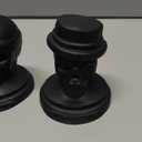 SLGOL Ice Cube Tray 3D Skull Ice Cube Mold, 3 Pack Food-Grade Silicone Skull Mold Easy Release Skull Ice Ball Maker for Chilled Whiskey Cocktails Drinks (Black)