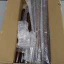 Solid Wood Coat Rack, Freestanding Tree-Shaped Coat Rack with 11 Hooks, Main Pole 1.6" dia,for Clothes, Hat Stand Used in Bedroom/Office/Entryway (3-Leg Base, Dark Walnut)