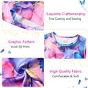 Funnycokid Girls Dress Size 4-13 Long Sleeve Kids Clothes