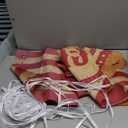 Chunnin Halloween Carnival Decorations Circus Party Awning Creepy Horror Circus White and Red Striped Porch Banner Creepy Carnival Tent for Halloween Eve Theme Party Photo Props Decorations