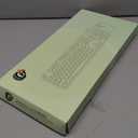 Wireless Keyboard and Mouse Combo, 104 Round Keys Cute Colorful Keyboard and Mouse with Retro Typewriter for PC/Mac/Laptop/Tablet/Computer/Windows Green