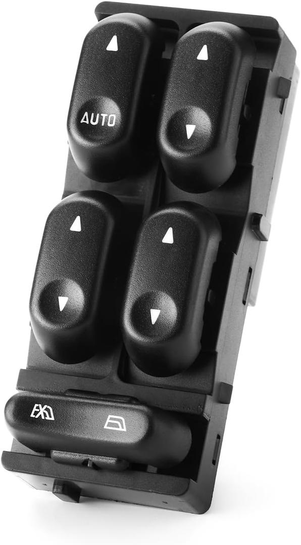 Power Window Switch Control for 2002 2003 Ford F150 Front Left Driver Side, Master Window Switch Button Replacement # 2L3Z14529BAA 901-333