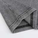 3 Pcs Men's Oversized Cotton Summer T-Shirts - Vintage Baggy Tee Loose Fit Short Sleeve T-Shirts Casual Streetwear (L)