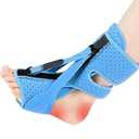 Plantar Fasciitis Night Splint-Upgrade 3 Adjustable Planter Facetious Relief Brace, Plantar Fasciitis Relief Women Men Straps, Support Relief Foot Drop Achilles Tendonitis Day Night(Blue-1PC)