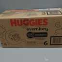 Huggies Size 6 Overnites Baby Diapers: Overnight Diapers, Size 6 (35+ lbs), 84 Ct (2 Packs of 42)