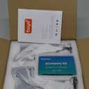 Fingerprint Door Lock Biometric Door Knob with Keypad Keyless Entry, 5-in-1 Door Locks for Bedrooms(Fingerprint/App/Code/Key/IC Card), Home Hotel Office Apartment Black