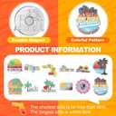 Konohan 24 Pcs Florida Magnets for Refrigerator Metal USA Fridge Magnet Magnetic Florida Souvenirs Gifts USA State Magnetic Refrigerator Stickers, Coconut Tree, Map, 1.18 inches - 2.36 inches