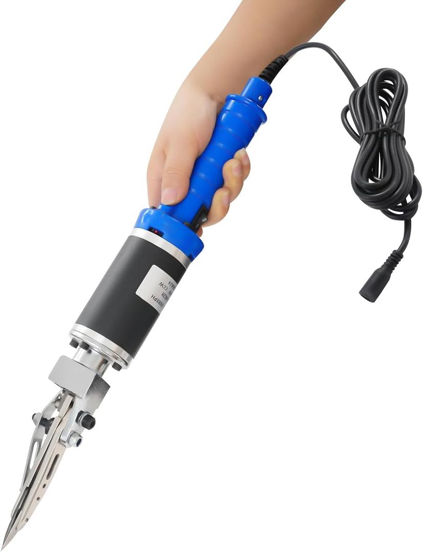 Electric Tufting Carpet Rug Carving Scissors, Engraving Trimming Modeling Scissors Electric Carpet Tufting Trimming Scissor for Carpet Carving and Trimming 0-4000Rpm Adjustable