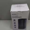 ROSEKM Humidifiers for Bedroom, 2.0L Cool Mist Humidifier for Home Plant and Baby Nursery, Quiet Ultrasonic Humidifier with 360 Nozzle, Auto Shut-Off, Filterless, Black