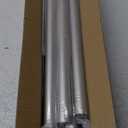 Brushed Nickel Shower Curtain Rod 31 to 80 Inch,1 Inch Diameter Adjustable Spring Tension Stainless Steel Telescoping Rod,Easy Install,No Rust