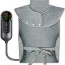 Heating Pad for Back Pain Relief, Large Electric Heat Pad for Neck and Shoulders, 6 Heat Settings & Auto Shut Off Hot Pad, Machine Washable Ultra Soft Fabric, Gifts for Women, Men, Mom, Dad (37''x 24'', Light Gray)