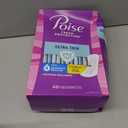Poise Fresh Protection Ultra Thin Female Incontinent Pad Long Length 14.1 Inch Length 54352, 48 Pads