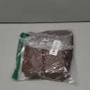 REORIA Women's Sexy Strapless Ruched Bodysuit Tube Top Sleeveless Trendy Body Suits L, Brown