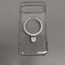 TORRAS Slim for Google Pixel 10 Pro XL Case Clear, Fit for MagSafe, Open Edge Frame, Phone Case for Pixel 10 Pro XL with Stand, Ultra Thin Minimalist, Never Yellowing, Shockproof Corner Cover, Clear