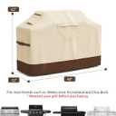 Vailge Grill Cover for Outdoor Grill,48-inch Waterproof BBQ Cover,600D Heavy Duty Gas Grill Cover, UV & Dust & Rip & Fading Resistant,Suitable for Weber, Brinkmann, Char Broil Grills and More,Beige