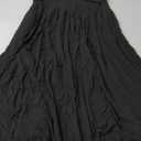 ZESICA Women's Summer Short Sleeve Maxi Dress 2025 Casual Crewneck Pleated A Line Flowy Long Dresses with Pockets