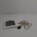 Hogardeck Christmas Tree Topper, Glittered Gold 8-Point Star Tree Topper for Christmas Treetop, 30 LED Timer Sparkling Tree Toppers Christmas Tree Decorations