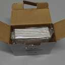 Juvale Wooden Coasters Set of 6-3.8 in, White, Square, Farmhouse Style - Coaster Holder for Coffee Table & Bar Decor - Kitchen & Living Room Decor