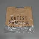 Toddler Baby Halloween Outfit Boy Girl Pumpkin Sweatshirt Crewneck Pullover Sweater Long Sleeve Shirt Fall Clothes (18-24 Months, Cutest Pumpkin in the Patch Khaki)