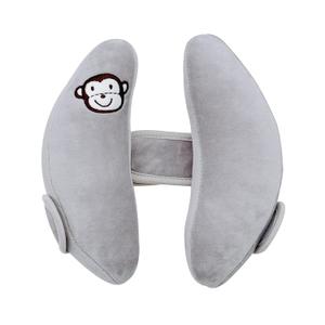Adjustable Baby Travel Pillow Cushion for Car Seat,Infant Head Neck Support,Headrest for Stroller,Baby Neck Pillows for Pushchair, U-Shape Head Support Pillow for Infants,Grey