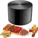 2.5'' Grinder Spice Grinder Kitchen Tools Sharp Teeth for Fine Grinding Black