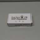 WiFi Extender Signal Booster - Dual Band 5.0G&2.4G, Covers 12880 Sq.Ft, Supports 105 Devices, 1-Tap Setup with Ethernet Port for Faster Speed