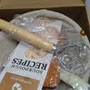 Superbaking Banneton Bread Proofing Basket, Sourdough Bread Baking Supplies, Round 9 Inch Sourdough Starter Kit, Proofing Basket for Baking, Bread Making Supplies Tools, Banneton Basket Gift Set