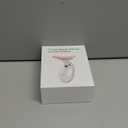 Face Light Therapy Device, Based on Triple Action LED, Thermal, and Vibration Technologies, Face and Neck Beauty Device with 7 Color LED for Home Use, Improve Skin(Glossy White)