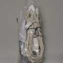 Novelty Lights Vintage Style T5 Warm White LED Christmas Lights, 11 Feet White Wire String of 10 Mini Bulbs, UL Listed Indoor/Outdoor Tree Lighting