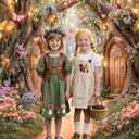 15X10ft Enchanted Forest Backdrop Fairy Tale Magic Garden Wonderland Floral Butterfly Photography Background for Kids Girls Baby Shower Birthday Party Decoration Cake Table Photo Booth Props