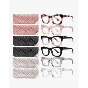 CCVOO Stylish Reading Glasses for Women, Eyeglasses, Blue Light Readers for Women, Computer Eye Glasses, Cheaters
