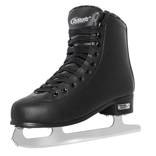 Nattork Black Figure Skates Excellence Stainless Steel Blades Ice Figure Skating with Enhanced Support Strength Performance and Ultimate Comfort for Man and Woman 11