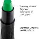 KINGART GEL STICK Set, Artist Pigment Crayons, 72 Unique Colors, Water Soluble, Creamy, and Odorless, Use on Paper, Wood, Canvas and more, Multicolor, 72