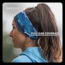 JUNK Brands Ear Warmer Headband - Performance Fleece, Moisture-Wicking, Non-Slip, Winter Ear Muffs for Men & Women - One Size - Snowscape