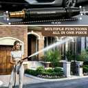 3PCS Home High-Pressure Car Wash Water Gun with Booster Nozzle,Household high-pressure car wash water gun, suitable for watering plants and vegetables as well as washing cars
