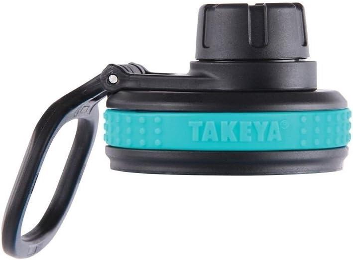 Takeya Originals Spout Lid - Replacement Lid with Carry Handle - BPA-Free & Dishwasher Safe Water Bottle Lid - Durable Leak-Proof Spout Lid for Takeya Water Bottles - Ocean